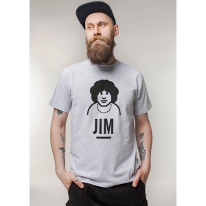 Футболка мужская JIM (серая)